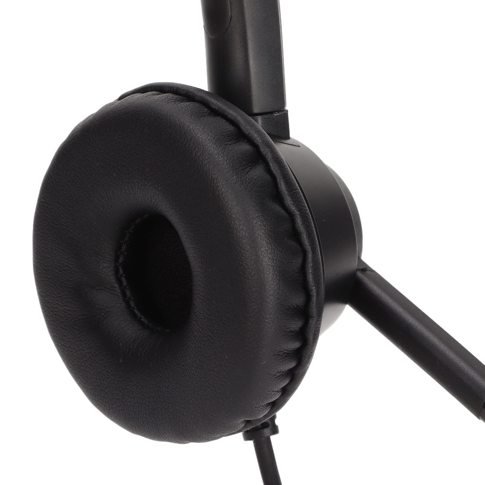 Cuffie RJ9 con cancellazione del rumore, funzione mute con cavo, cuffie aziendali con microfono, regolazione del volume per telefono VOIP, cuffie binaurali da ufficio per call center