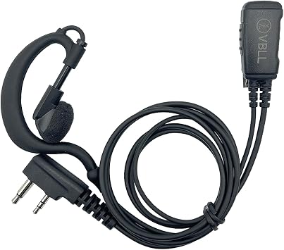 Ear Hook Earphone Headset Earpiece for IC-F3001 F4001 F4011 F4023 IC-F4021 IC-F3021 Radio