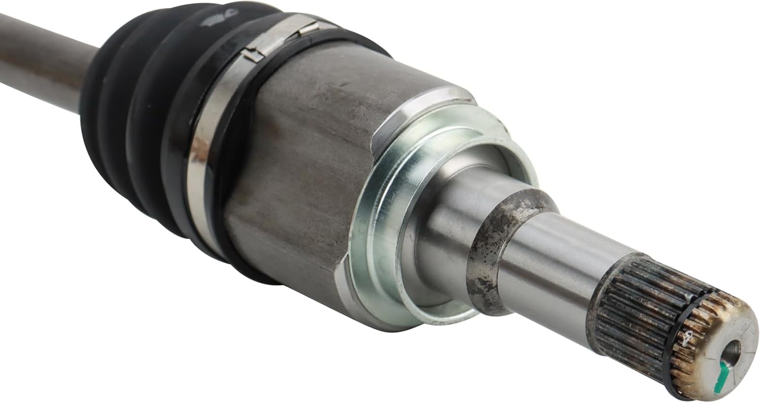 TRQ Rear Right CV Axle Shaft Steel Neoprene Boot Compatible with 2009-2017 Ford Taurus Flex Police Interceptor Sedan 2009-2011 Taurus X 2009-2012 Lincoln MKS MKT 2009 Mercury Sable AWD