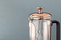 Vista 4 de La Cafetière Cafetera de prensa francesa de acero inoxidable Roma