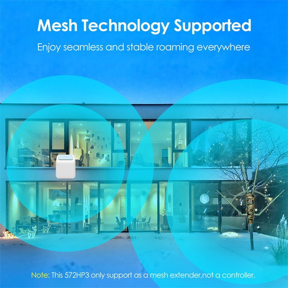 AC600 Répéteur WiFi Extérieur Longue Portée à Haute Puissance avec Antennes Haute Gain Weatherproof IP67 POE Prise UE Prise EU