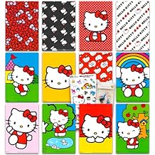 Mini Hello Kitty Posters - Hello Kitty Poster Collage Bundle Includes 12 Mini Decor Posters 4" x 6", More | Decorations