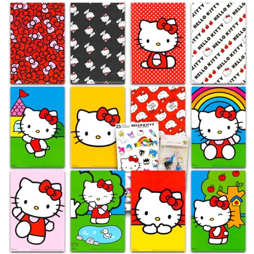 Mini Hello Kitty Posters for Wall Collage 20 Pc Bundle for Kids