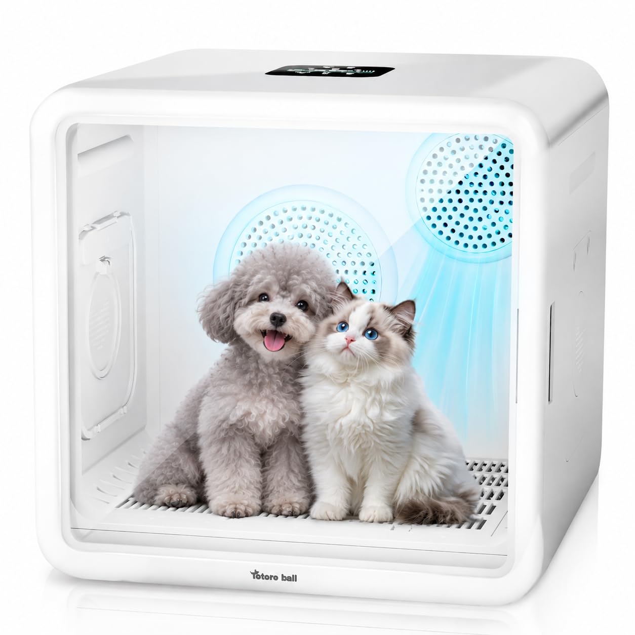 直接引き取り限定　ペットドライルーム 82L大容量 東京都豊島区 Amazon | [業界初82L大容量]Totoro ball ペットドライルーム ペット