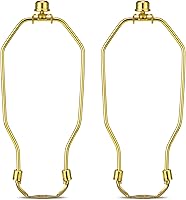 Vista 21 de Juego de 2 soportes desmontables para pantalla de lámpara de 9 pulgadas para lámparas de mesa y de pie, juego resistente de 2 soportes para pantalla