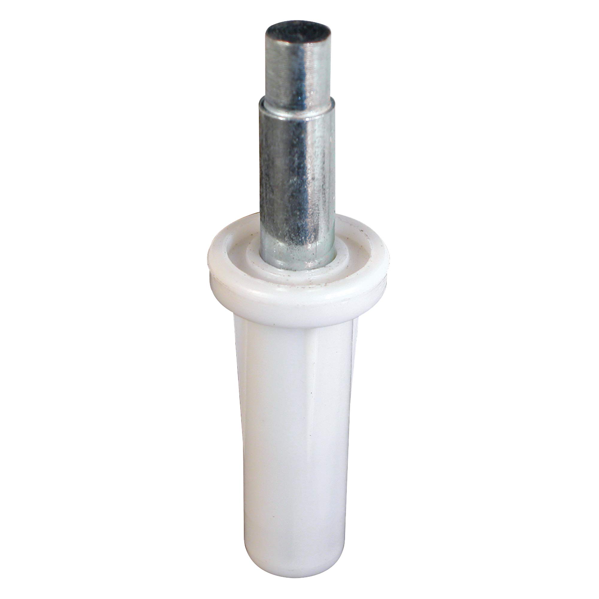 PRIME-LINE MP6583 dwuskładnikowe drzwi górne obrotowe, sprężynowe, nylon, 2 sztuki, białe, 2 szt