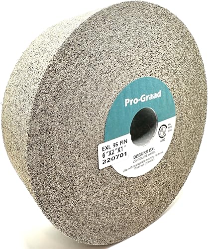 EXL Deburring Wheel 6" x 2" x 1", 9S Fine, 05133