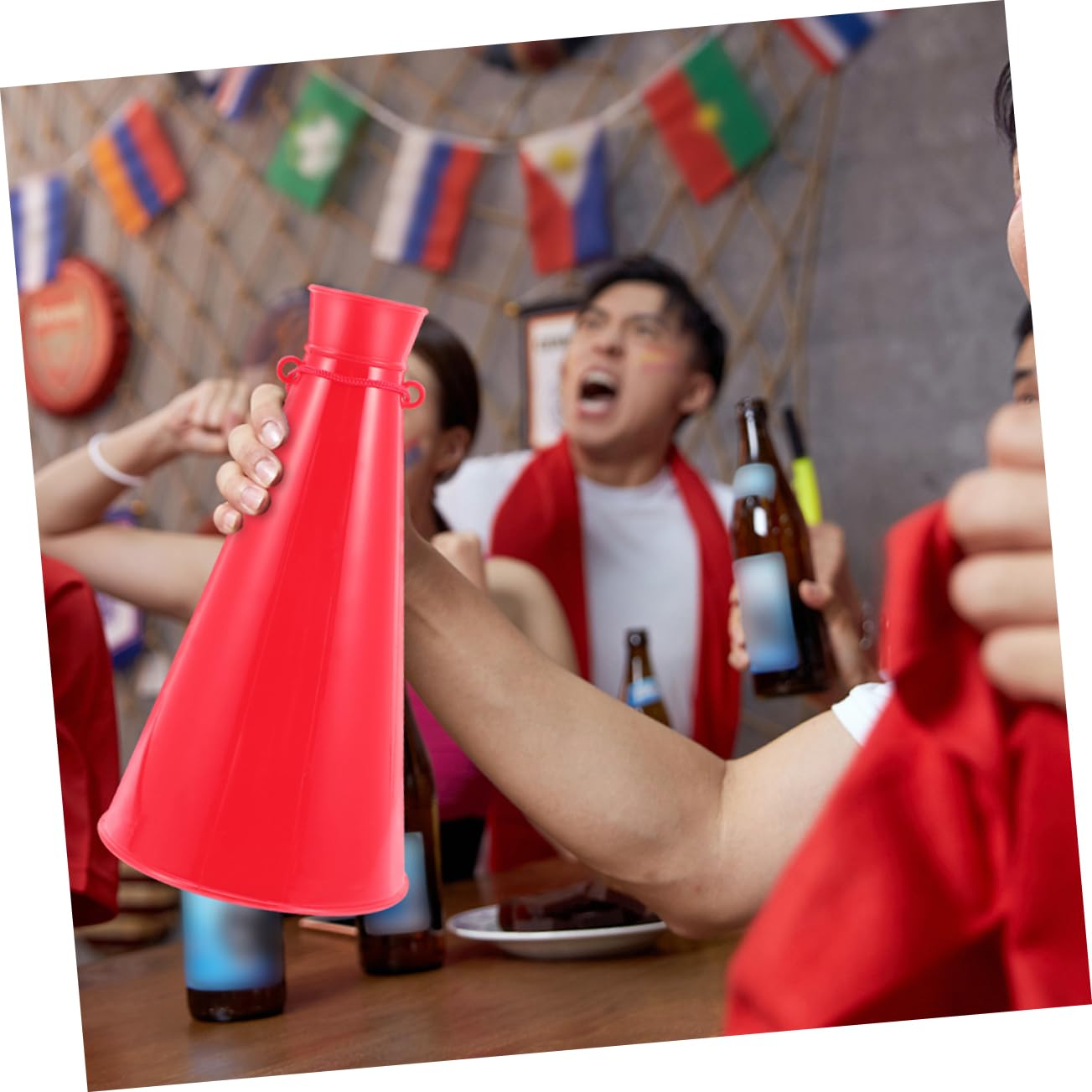Toddmomy 2 Series Cuerno Animador Juguete Animador De Fiesta Cuerna Megáfonos Animando Megáfono Para Juguetes Ruidosos Soplar Cuernos El Plastico 5 Piezas*2