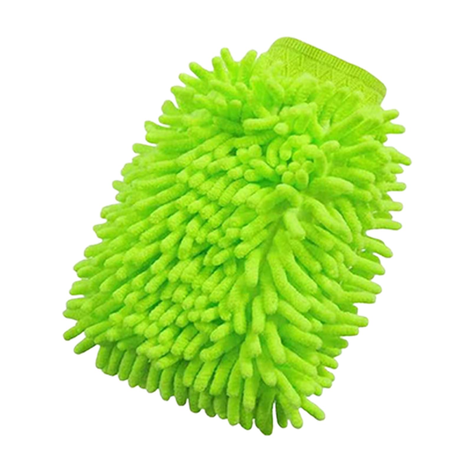 Limtula Wool Blend Car Wash Mitts Absorption Ergonomic Safe Chenilles Wool Soft Auto Car Washing Glove