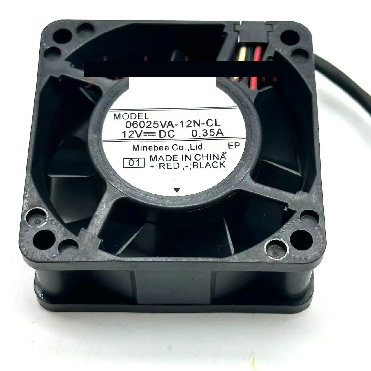 Ventilador de refrigeración para Servidor 3 Cables, 60 x 25 mm, CC 12 V, 0,35 A, para NMB 06025VA-12N-CL