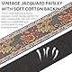 AMUMU Paisley Gitarrengurt, Vintage Guitar Strap mit Jacquard Design, 2 Breiter Gitarren-Gurt mit Doppelten Lederenden, Verstellbare Länge 36 bis 63 für E-Gitarre, Akustikgitarre, Ukulelen & Bass