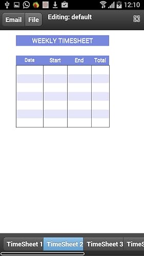 Contractor Timesheet – vue 4