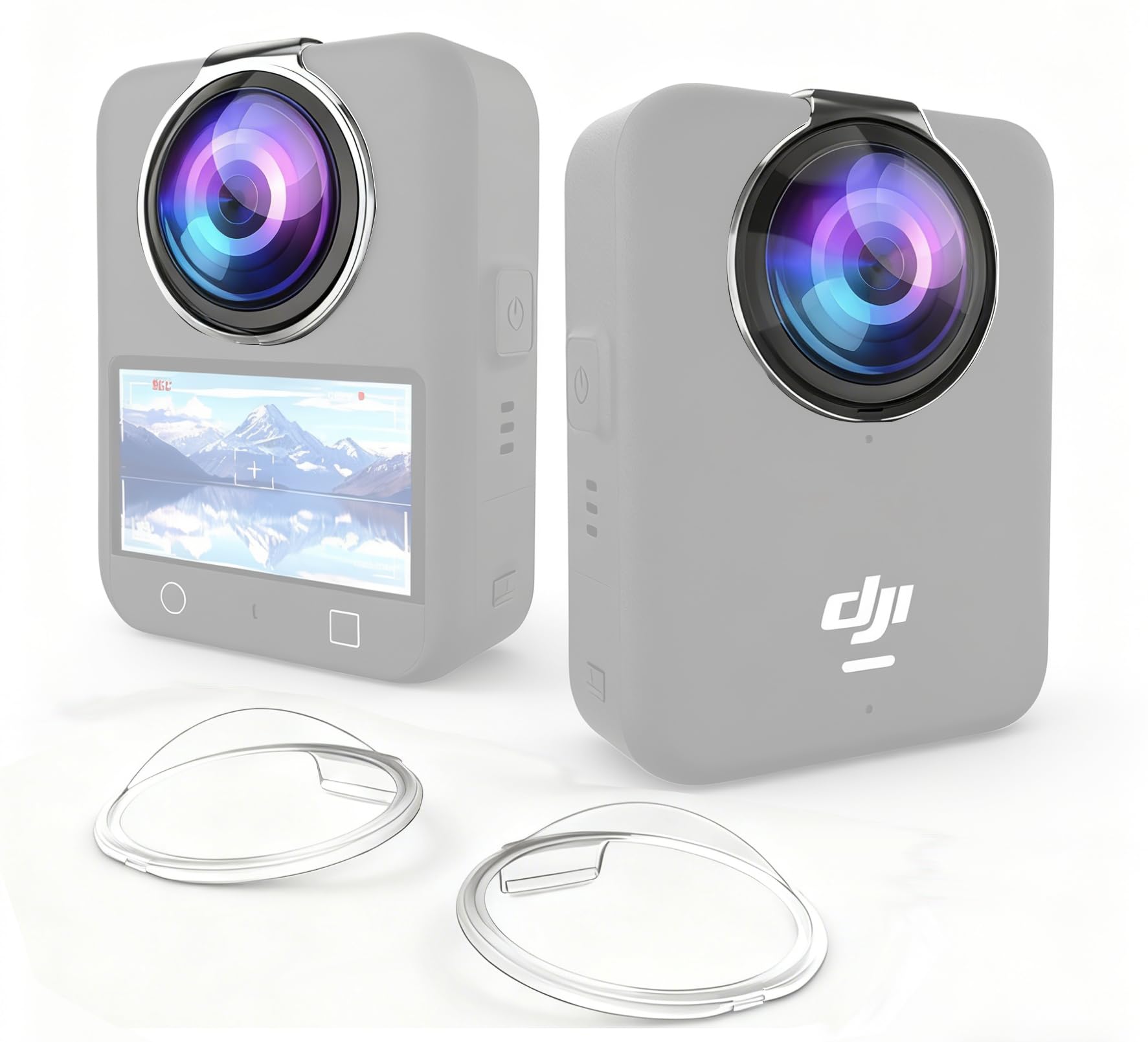 Lens Guards for DJI Osmo 360, UV Lens Protector Lens Cap Accessories for DJI Osmo 360, Dustproof Scratch-resistant-image-6