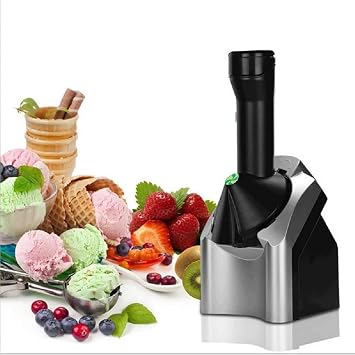Frozen Machine, Soft Ice Cream Machine, Home Ice Cream Maker, Automatic Frozen Dessert Ice Cream Machine, DIY Ice Cream Machine, Quick, Simple, Frozen Fruit Dessert Machine 110V 16*17*35CM