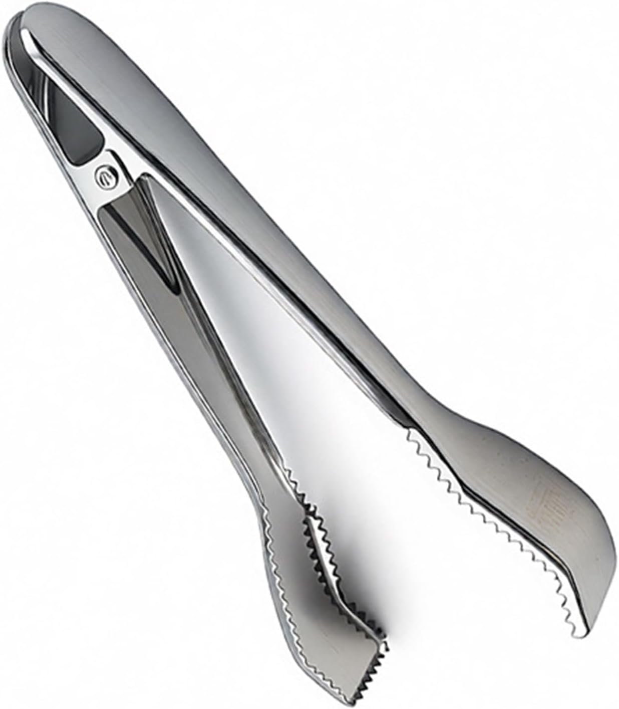 Ice Buckets Ice Tongs Length 6.8 Inch Silver Stainless Steel Serrated Clip for Sugar Cubes Lemon Slices Jellies Biscuits Marshmallows Potato Cake