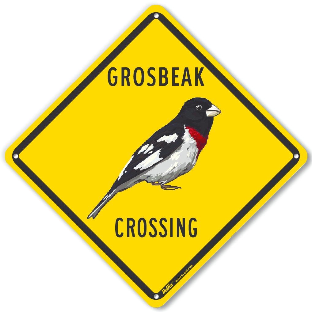 Panneau Grosbeak Crossing : protégez les oiseaux locaux - 2