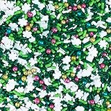 Snowflakes Ornament Christmas Holiday Baking Cupcake Cake Decoration Confetti Sprinkles Cake Cookie IceCream Donut Jimmies Quins - 4 oz