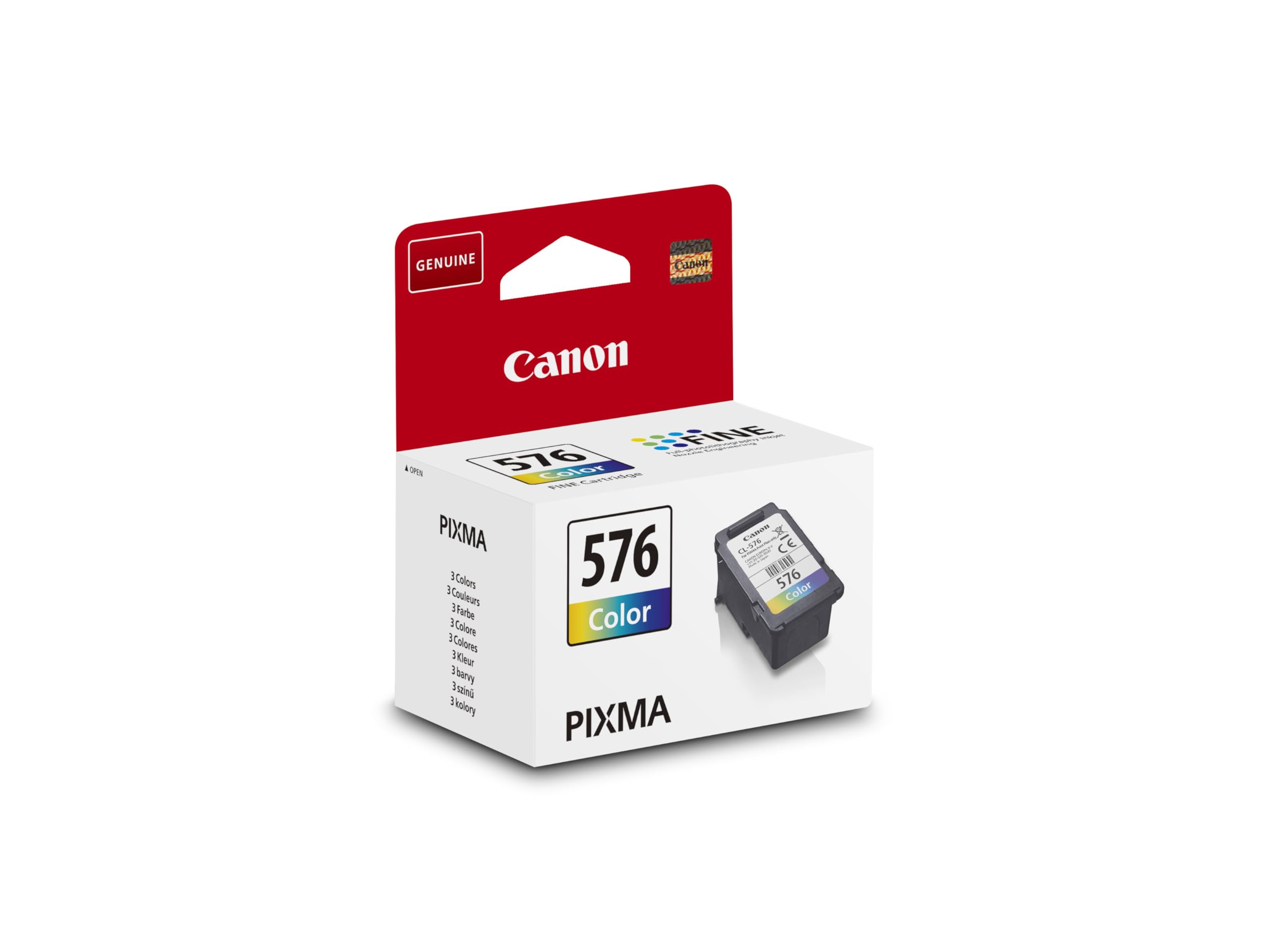 Cartuccia D'inchiostro Canon CL-576 - Multicolore - Resa 100 Pagine - Prodotto Originale