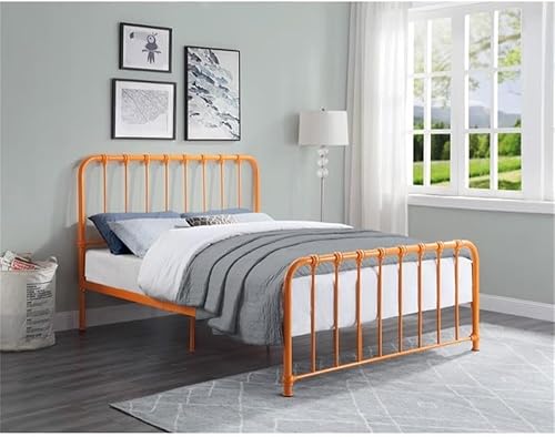 Miniatura 37 de Lexicon Leongatha Cama de metal, individual, naranja Naranja,Azul marino,Bronce oscuro