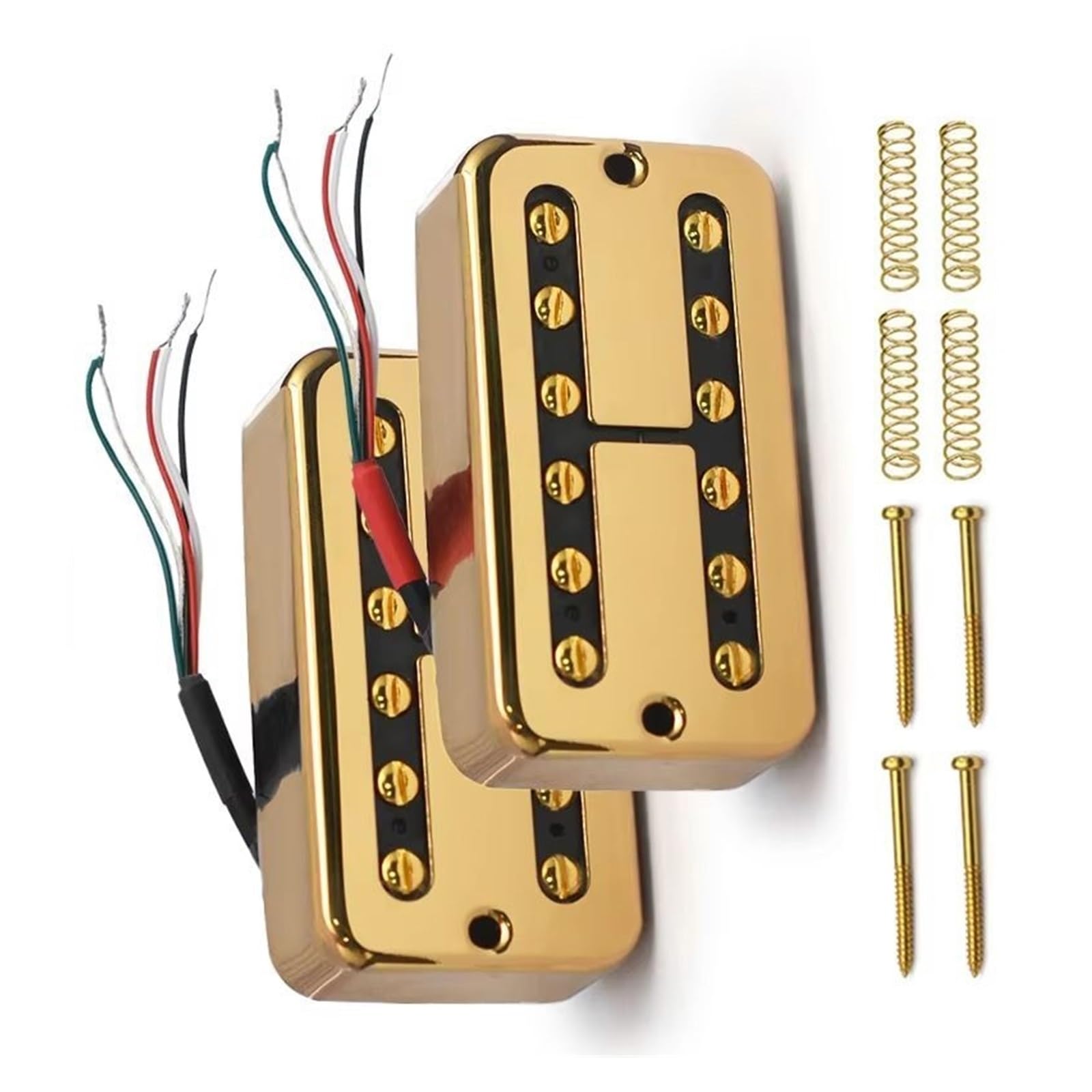 Juego de pastillas Humbucker estilo EFT for guitarra eléctrica, mástil 7,5 K/puente 8,6 K, división de bobina, Alnico 5