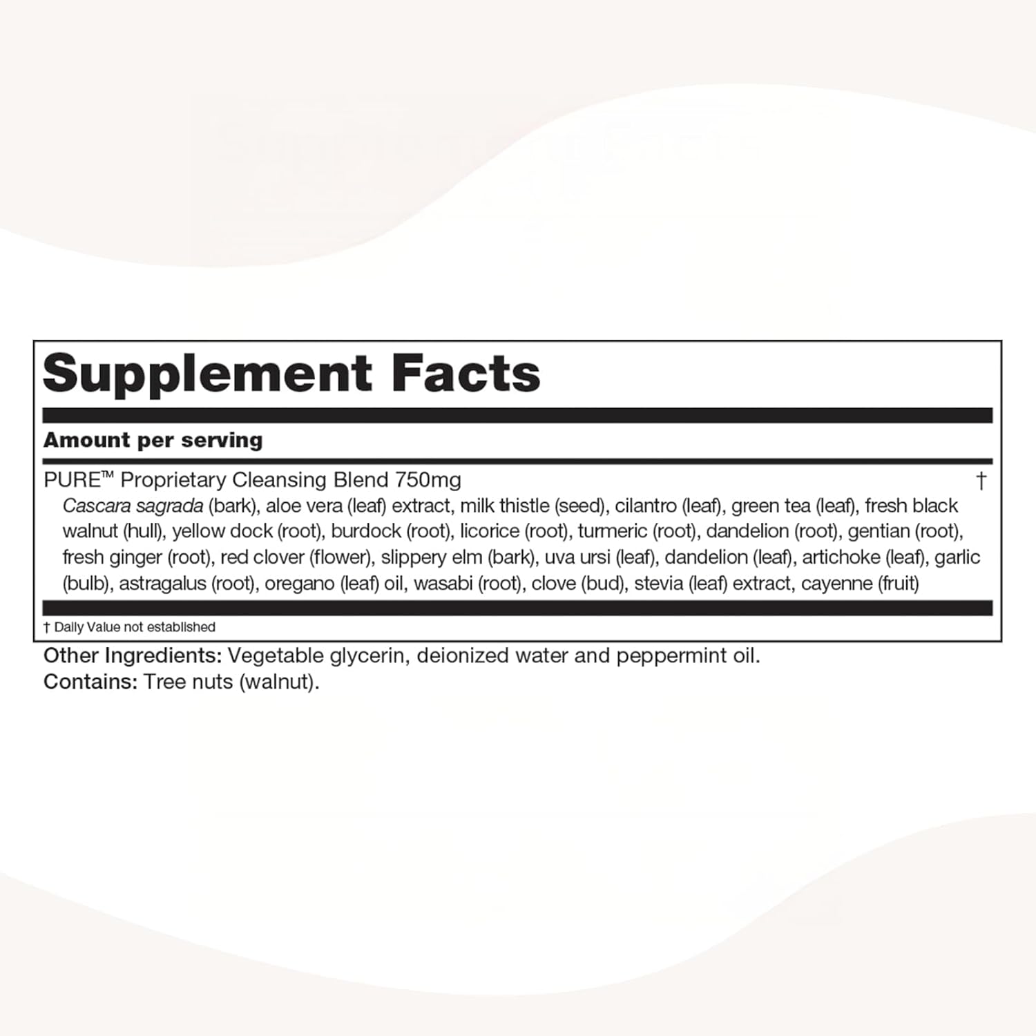 PURE Cleanse Liquid | Plant-Based Supplement Designed to Support Digestive Balance, Gut Health & Full-Body Wellness | Fast-Absorbing Herbal Formula | Vegan, Gluten-Free, Additive-Free | 1 fl oz