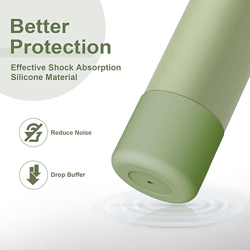 Vista 129 de 2PCS Silicone Water Bottle Boot for Owala 24oz 32oz 40oz, Anti-Slip Protective Sleeve Bottom Bumper Protector for FreeSip, Twist, and Flip Stainless