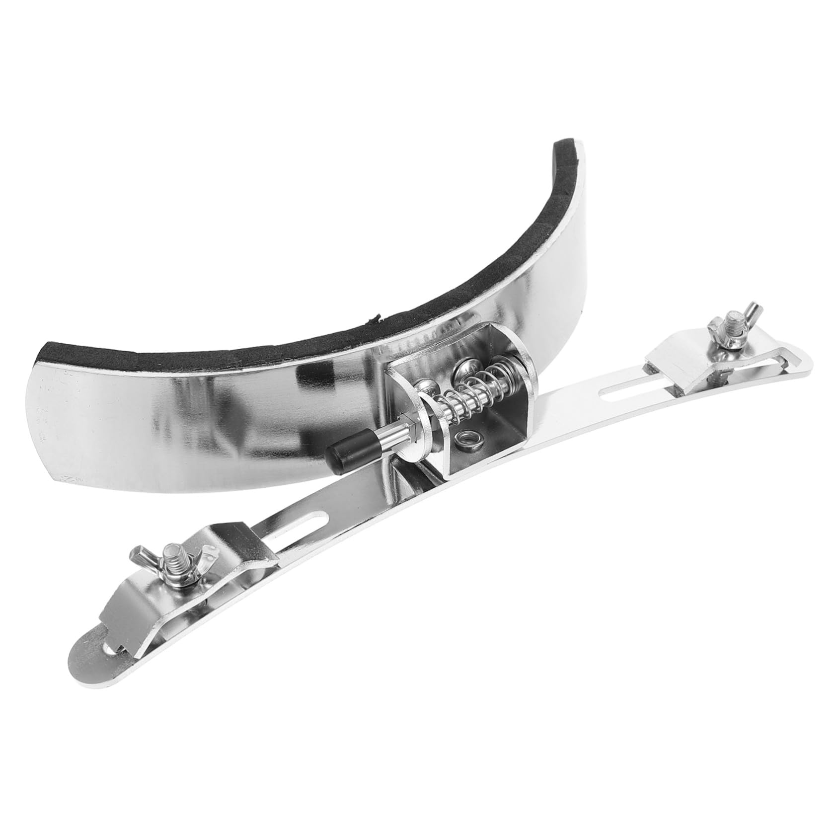 Supporto Argento Spugna per Gambe Tamburo da Marcia in Acciaio Inossidabile per Supporto Stabile e Facile da Installare, Accessorio Pratico per Casa