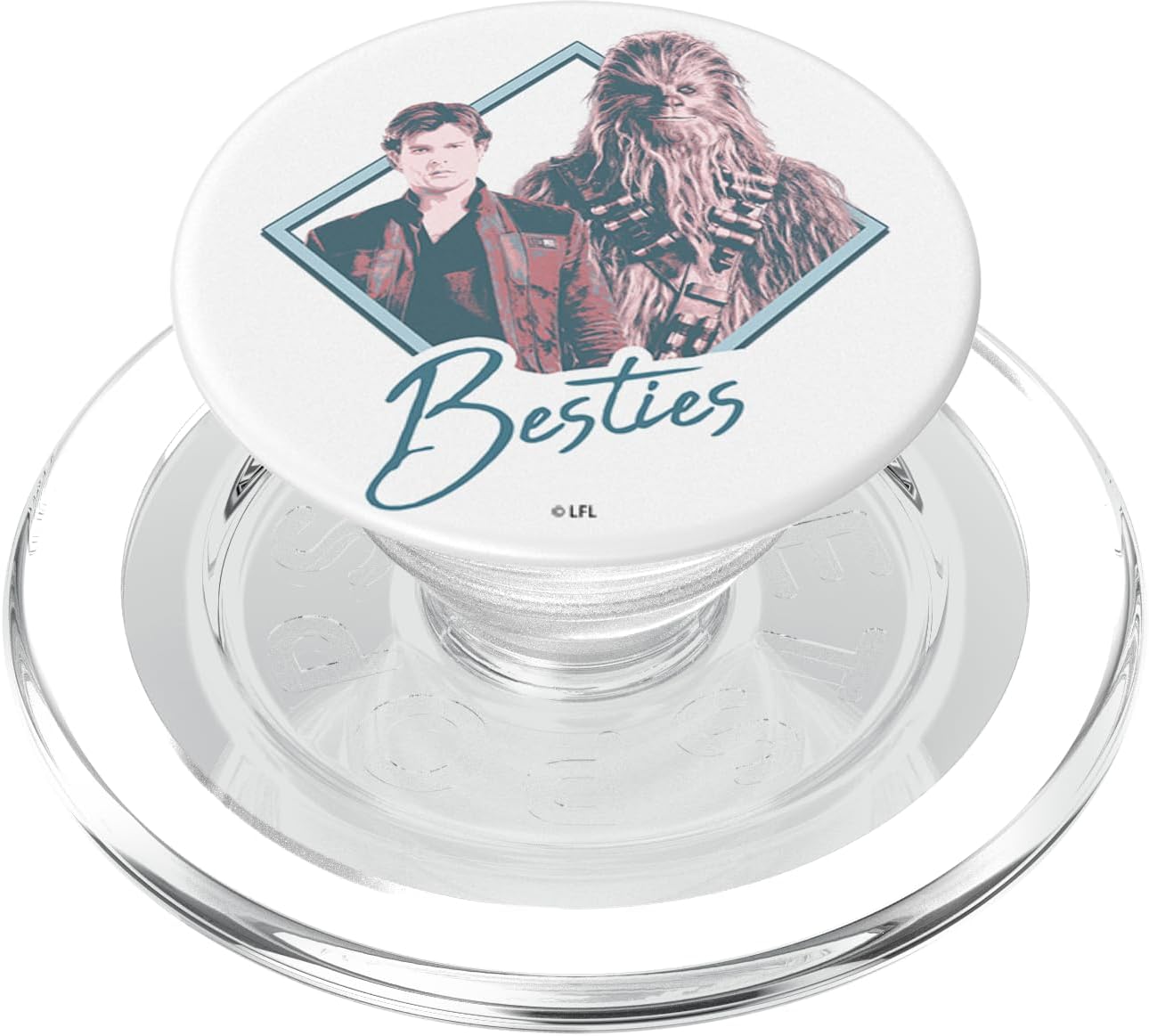 Star Wars Young Han Solo & Chewbacca Besties PopSockets MagSafe PopGrip for iPhone