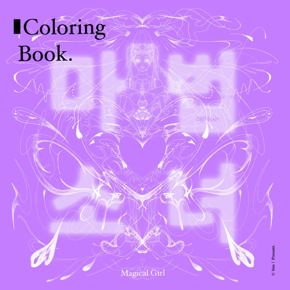Magical Girl Coloring Book for Teens and Adults: Trendy Anime Fashion Illustrations: Beautiful Manga Princesses, Transformation Outfits, and Fantasy Heroines for Stress Relief
