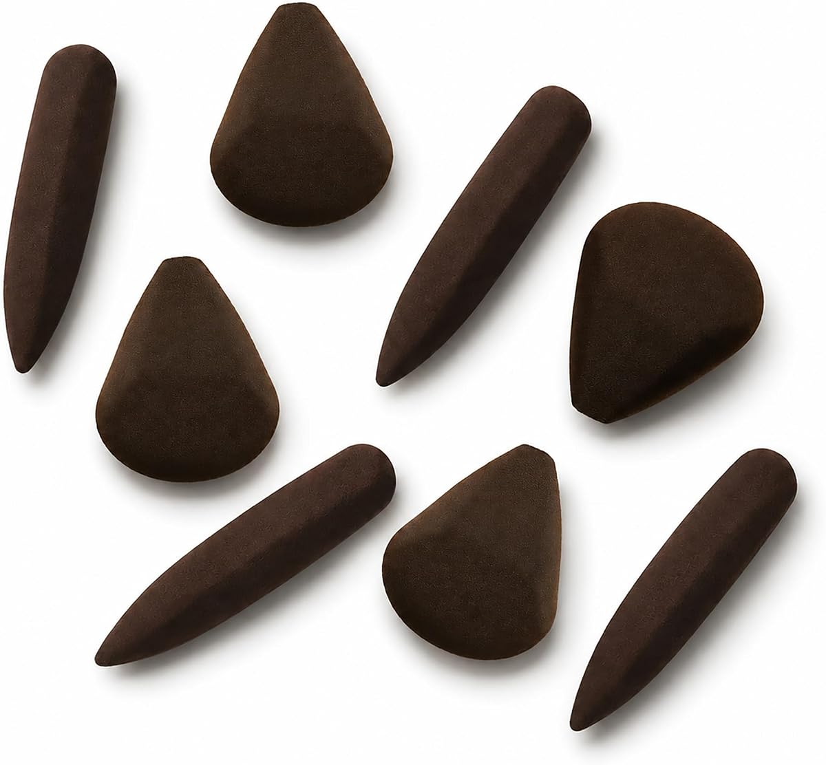 Makeup Sponge 8Pcs, Pen Shape & Multi-Sided Precision Concealer Puff | Ideal for under eye concealer, contour, blush and detail makeup touch-ups. Soft & Latex Free Beauty Blender for Foundation
