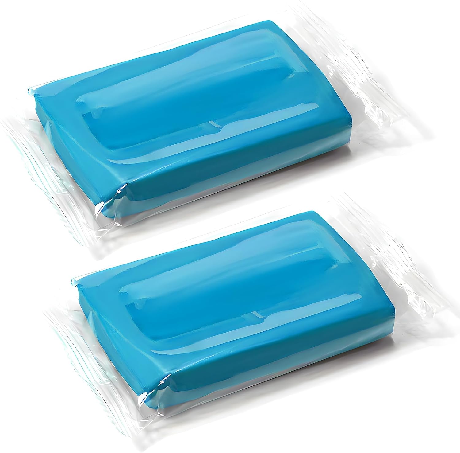 2 PCS Car Clay Bar, Damage Free Auto Cleaning Clay with Washing & Adsorption Capacity, Premium Grade Magic Wash Bar No Scratch Detailing Cleaner Kit for SUV RV Truck (Blue)