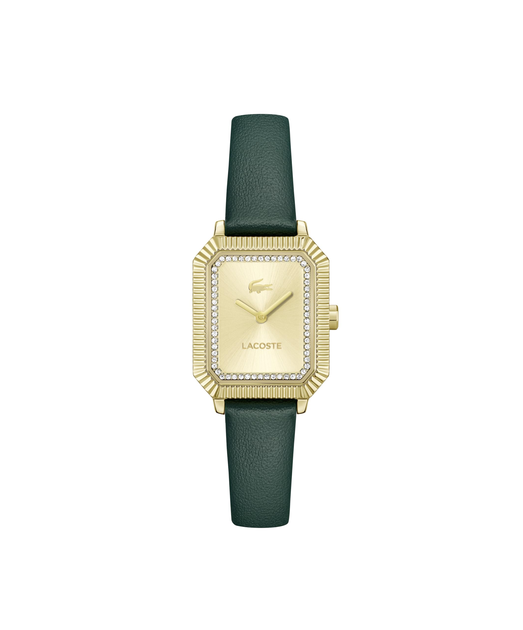 Lacoste Reloj con Movimiento de Cuarzo de Tres Manecillas para Mujer Colección Parisienne con Correa de Acero Inoxidable o de Cuero