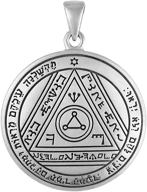 Moonlight Mysteries Sterling Silver Sixth Pentacle of the Sun Talisman for Subterfuge