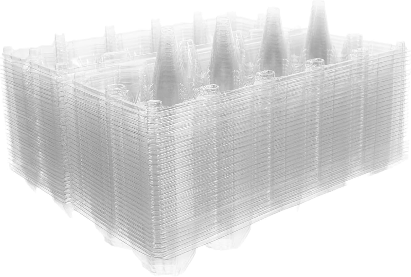 PRETYZOOM 30Pcs Reusable Egg Storage Boxes for Home Farm Commercial Use Compact Design for Easy Cleaning Egg Protection