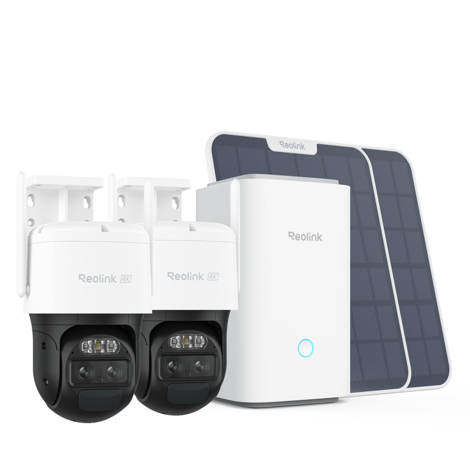 Reolink 4K Telecamera WiFi Esterno Senza Fili con Batteria e Home Hub Kit