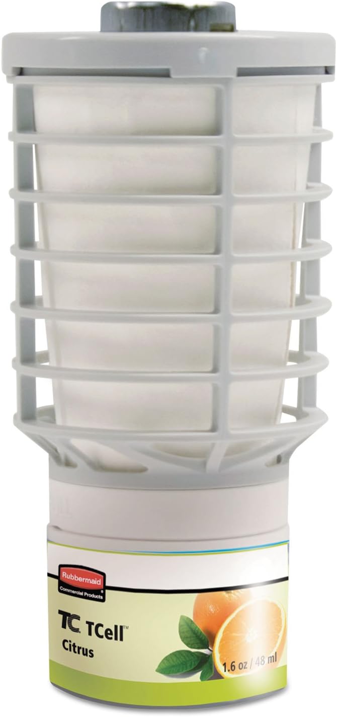Rubbermaid Commercial, RCP402113CT, TCell Dispenser Fragrance Refill, 6 / Carton, Translucent (6 Pack)