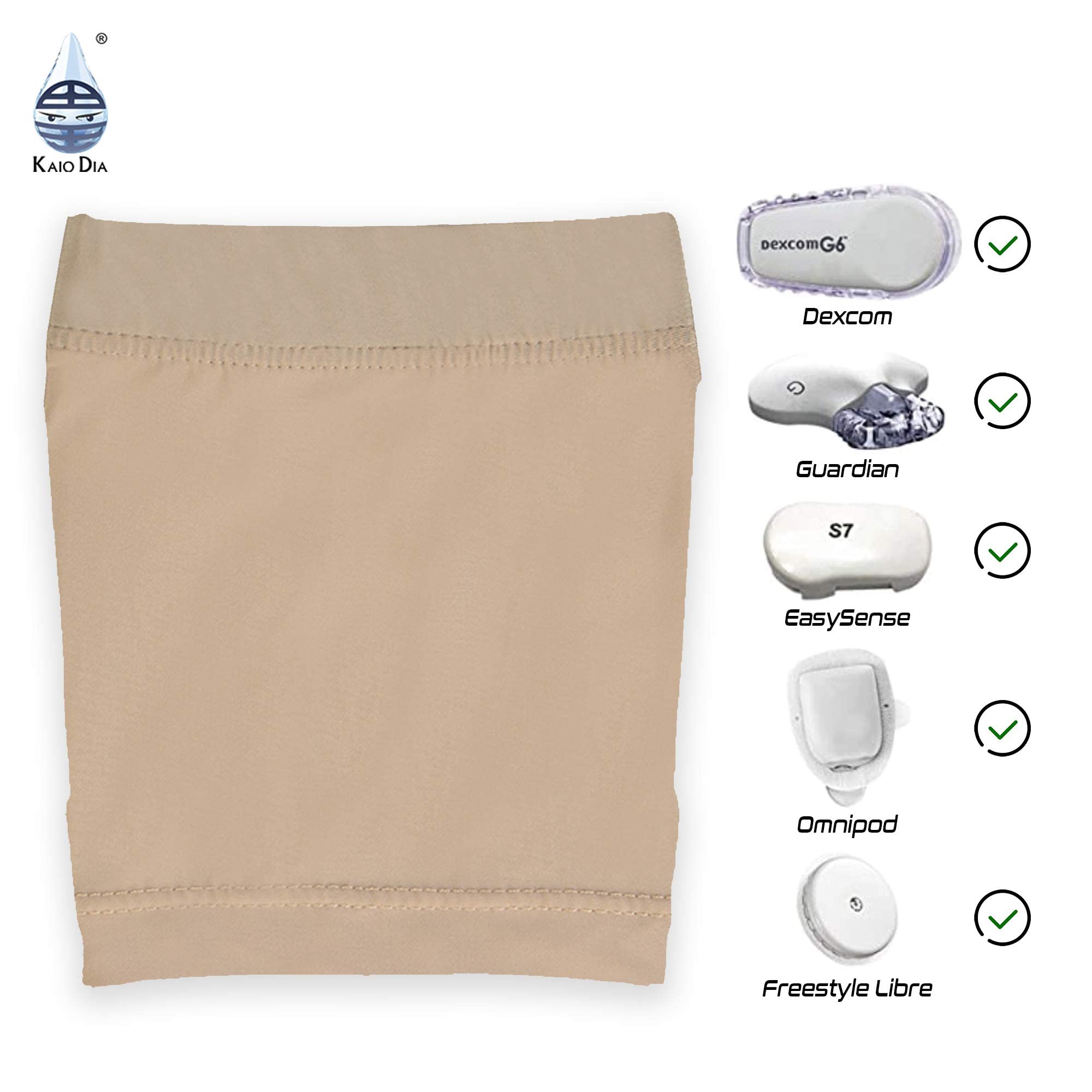 Dia-Band Ultradünn, Glucose Sensor Schutz Armband Freestyle Libre, Medtronic, Dexcom oder Omnipod – Komfortabel wiederverwendbares Diabetikband.