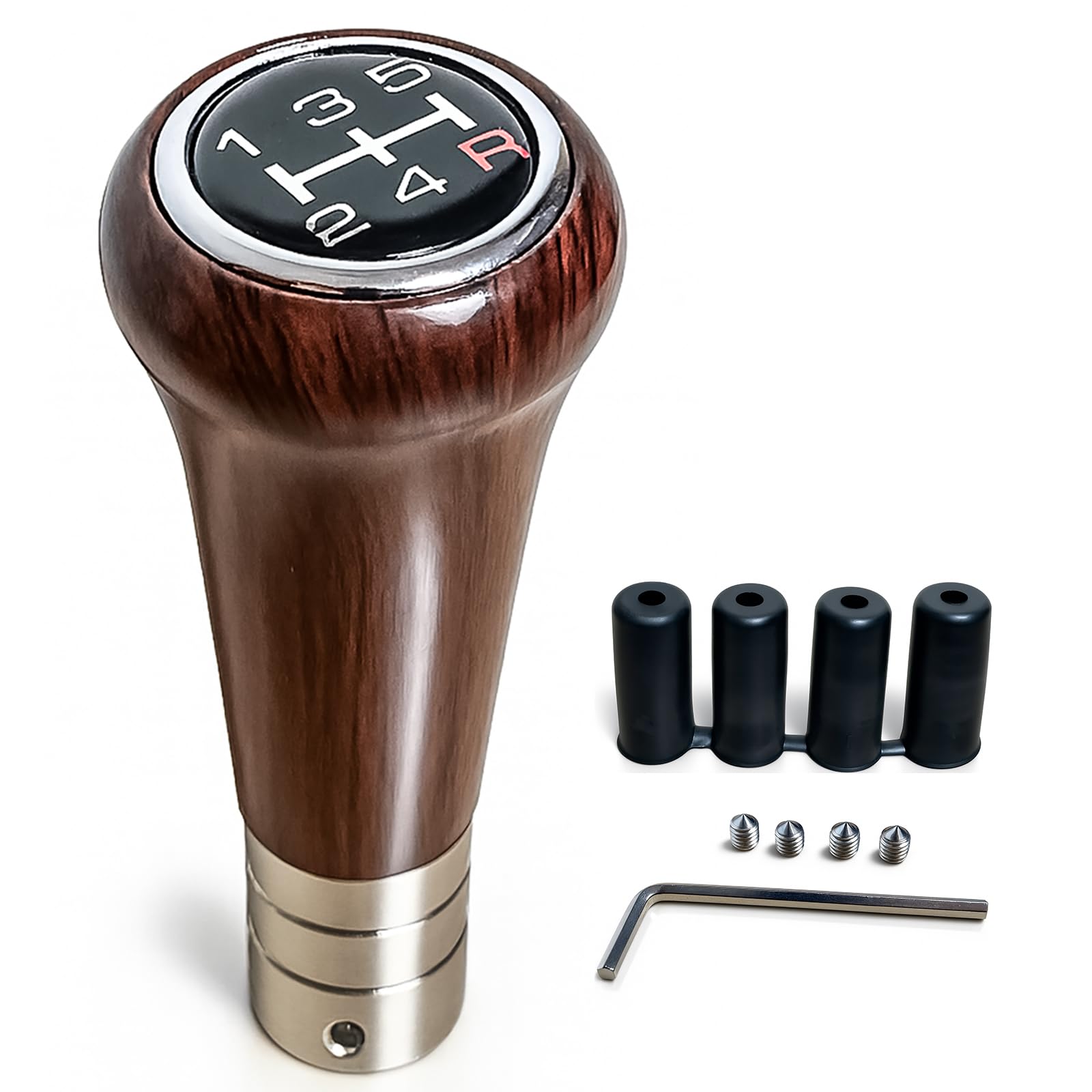 Amazon.co.jp: YESprime Shift Knob MT Wood 5 Speed Wood Grain Old