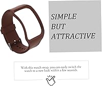 Vista 4 de Correa de reloj inteligente para Gearsr750 Correa de cuero para hombres, correa de repuesto, correas de goma, pulseras para hombre, pulseras