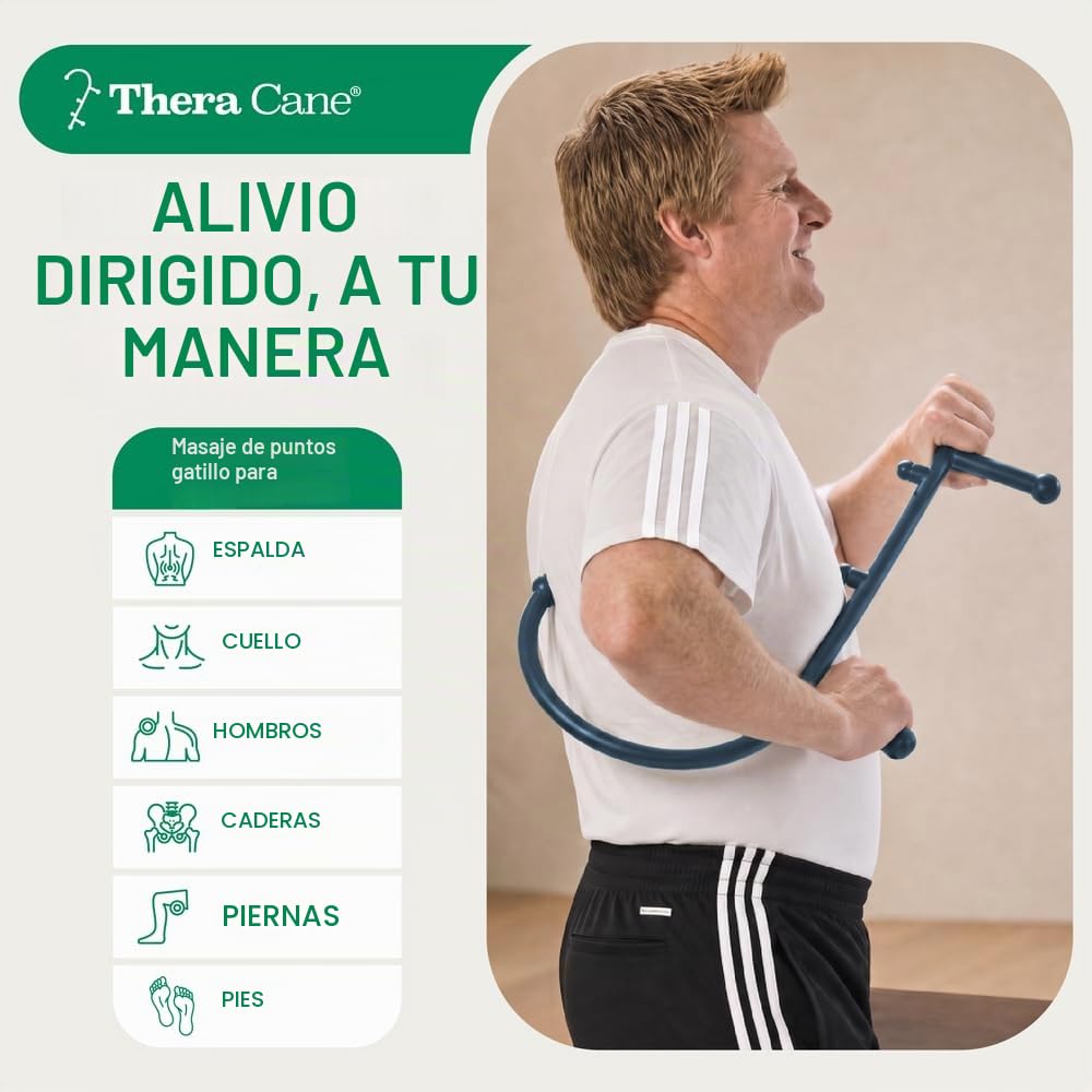 Para gimnasia caña Masajeador: Azul