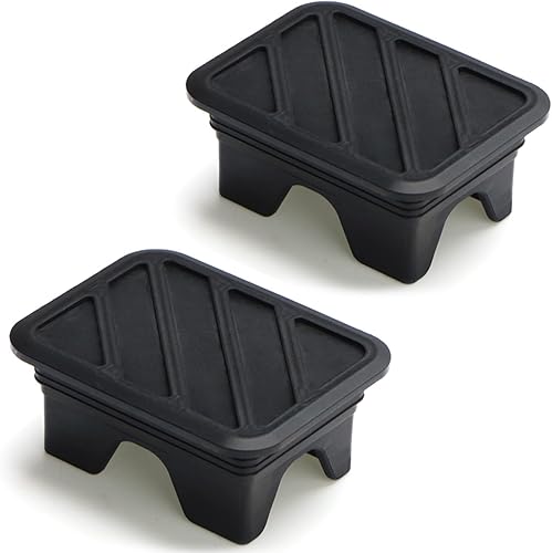 JERBOR Paquete de 2 fundas de silicona para camionetas, barandillas de estaca para Dodge Ram 1500 2500 3500 2019-2023