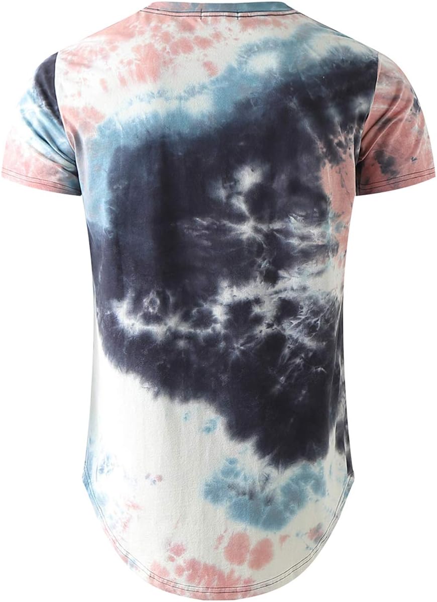 YININF Mens Hipster Hip Hop Short Sleeve Print T-Shirt Shirts Men - Image 3