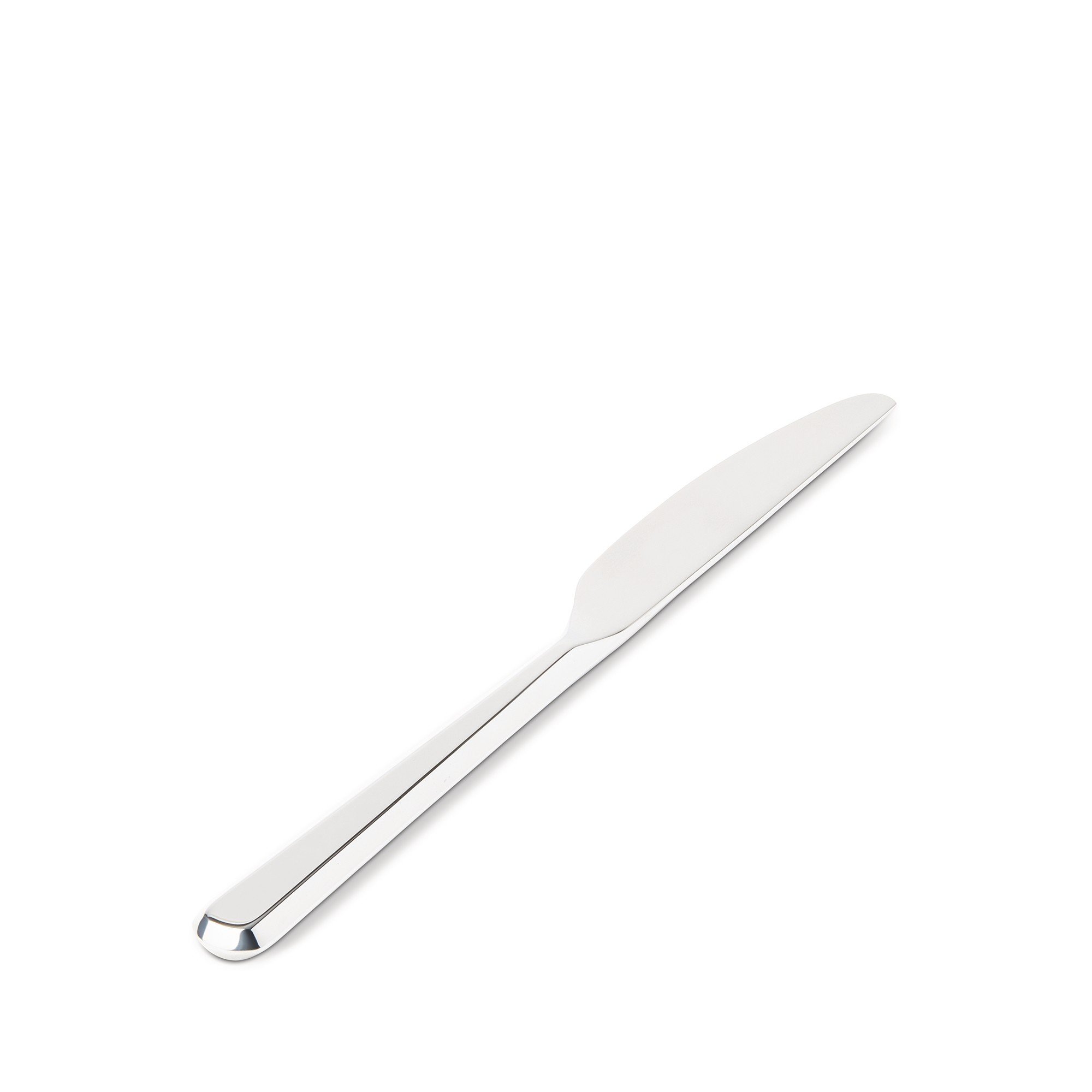 Alessi Bg02/3 Amici Coltello da Tavola in Acciaio Aisi 420 Lucido, Set da 6