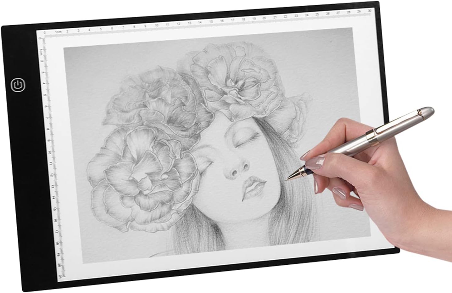 Drawing Tracer,A4 LED Light Box Tracer Ultra-thin USB Powered Tracing Light Pad Board 3 Level Adjustable Brightness for Artists Kids Drawing Sketching Animation X-ray Viewing