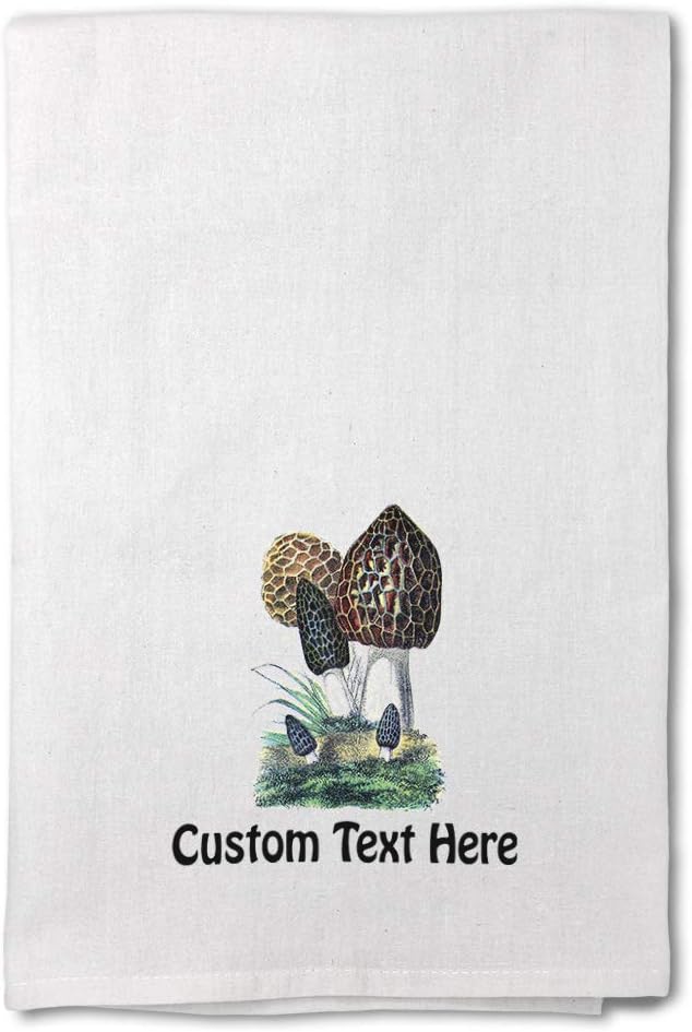 Style In Print Custom Decor Flour Kitchen Towels Mushroom Vintage Look L Food & Beverage Vegetables Food & Beverage Vegetables Cleaning Supplies Dish Towels Personalized Text Here