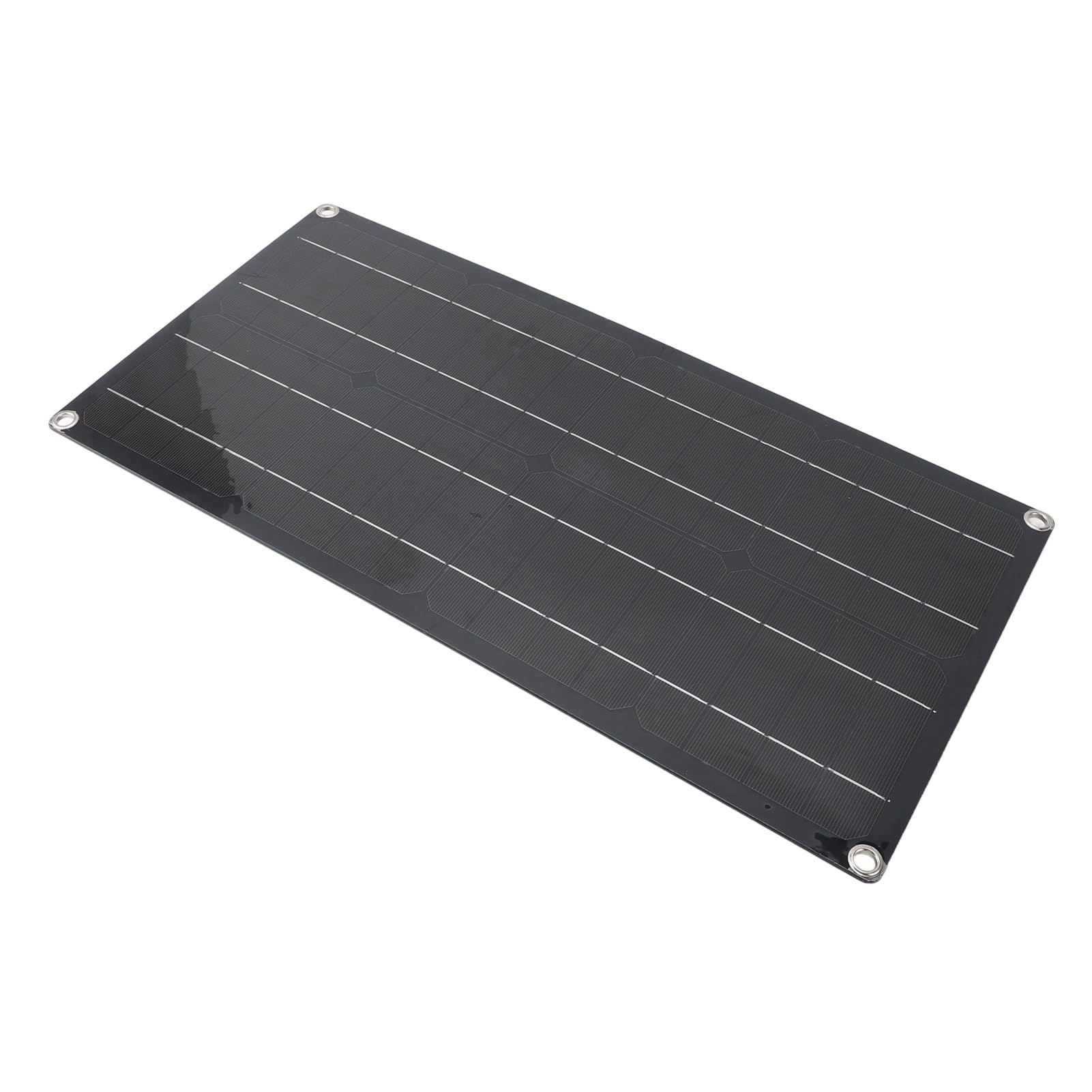 lyrlody Kit Pannello Solare Kit Pannello Solare Monocristallino 100W con Controller MPPT Alta Conversione Facile Installazione per Roulotte Campeggio RV Barca Cabina