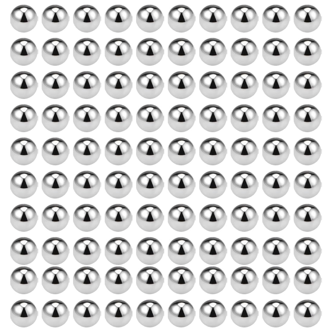 HNJUSR50 PCS Piercing Balls Piercing Bolas de Repuesto de 316L Acero quirúrgico para Piercing en el Ombligo Arco de la Lengua Oreja Labio Nariz Septum 16G 5mm Mujeres Hombres