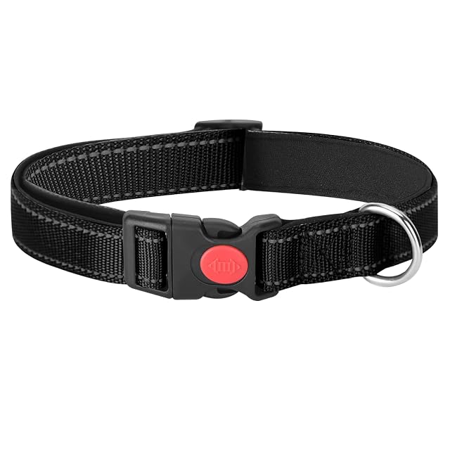 Foto 8 de 8 de Nobleza - 2× Collar Perro, Collar Nylon Reflectante Suave Acolchado para Perros, Ajustable Collar Perro…