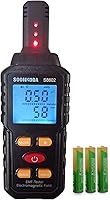 Soonkoda 3-in-1 EMF Meter Radiation Detector - Electric Magnetic Field Tester with Sound Light Alarm for Home Ghost Hunting