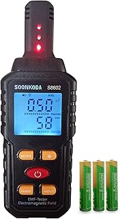 3 in 1 EMF Meter,EMF Reader,Electromagnetic Field Radiation Detector,EMF Tester for Home,EMF Detector with sound light alarm,Ghost Hunting Equipmetent
